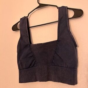 Free People Sports Bra | Size Medium/ Large | Navy Blue